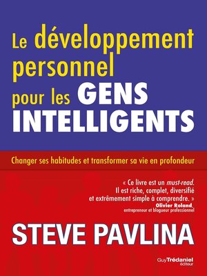 cover image of Le développement personnel pour les gens intelligents